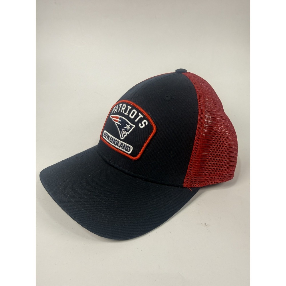 New England Patriots Hat Cap Navy Blue Red Trucker Mesh Snapback Football NFL